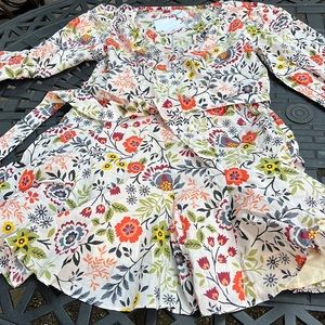 Velvet Flowery Dress